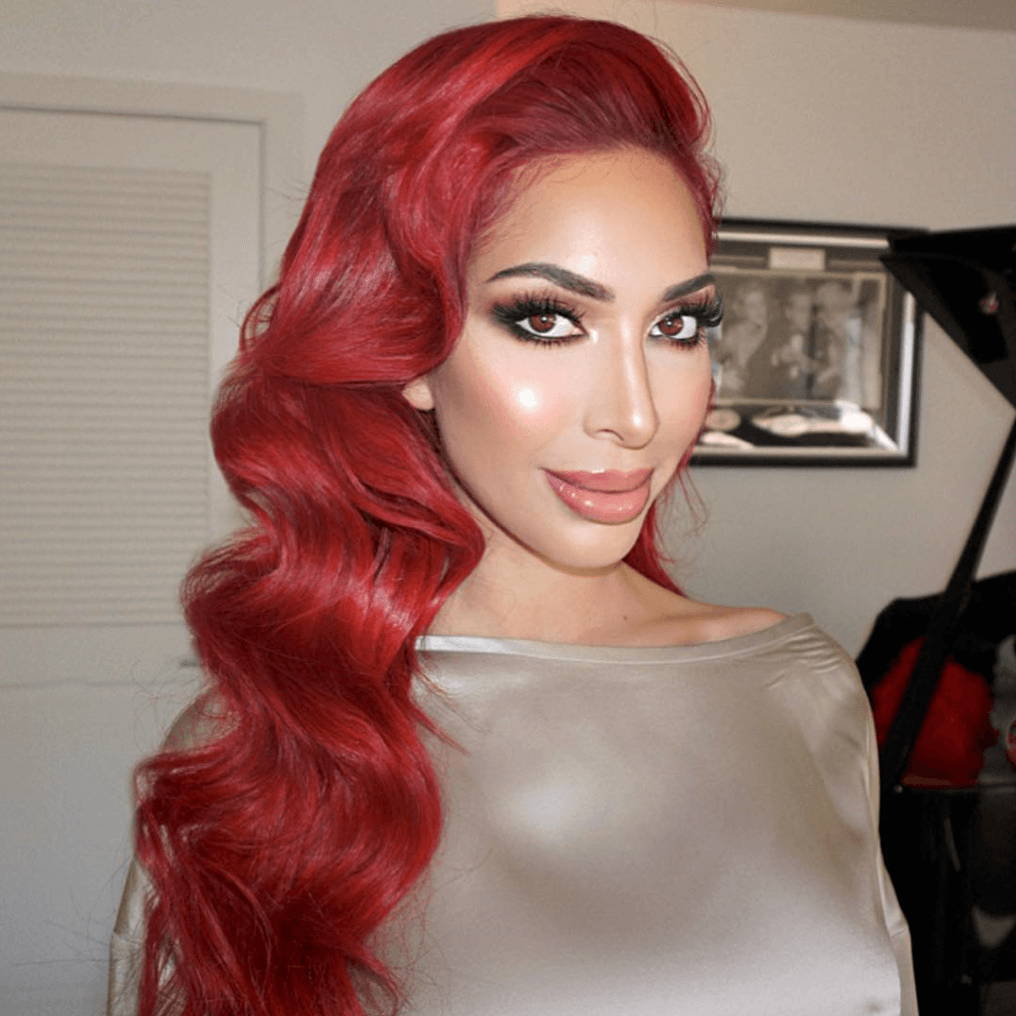 Farrah Abraham curly blow 