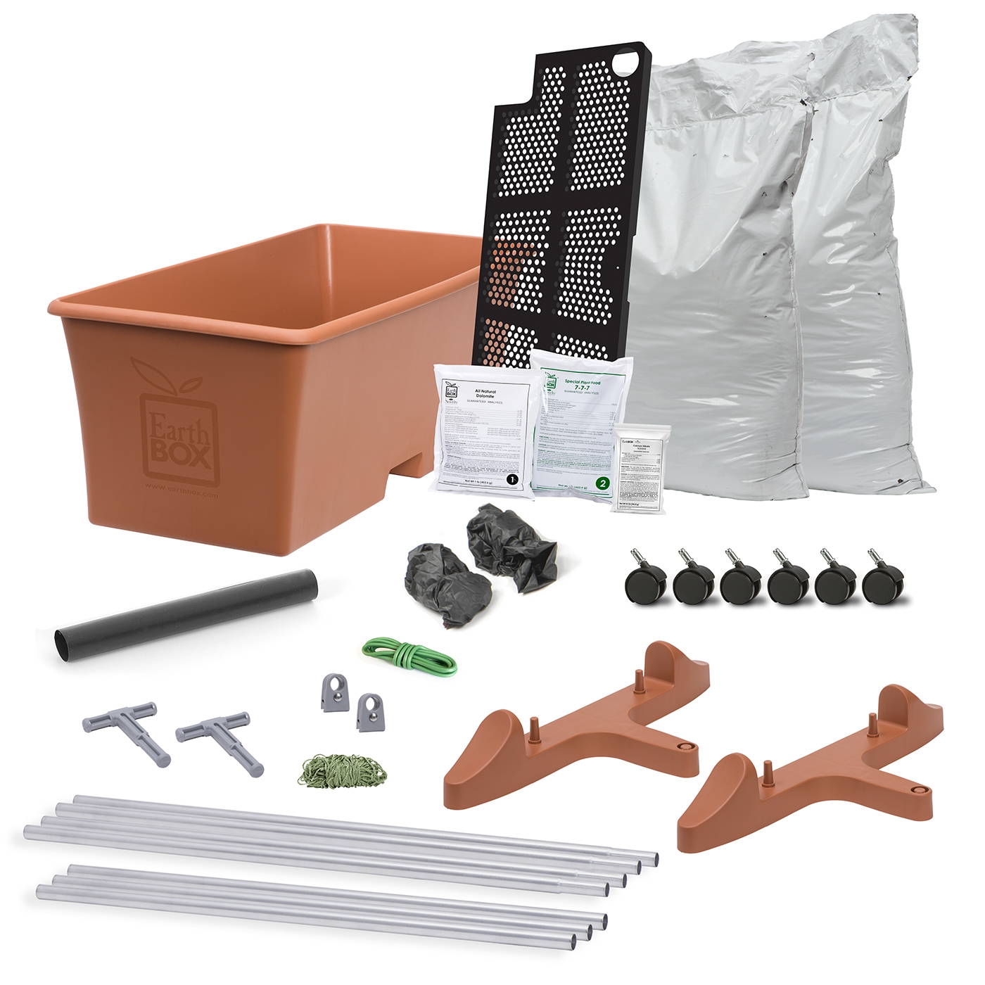 Terracotta EarthBox Ready-To-Grow Tomato growing bundle items