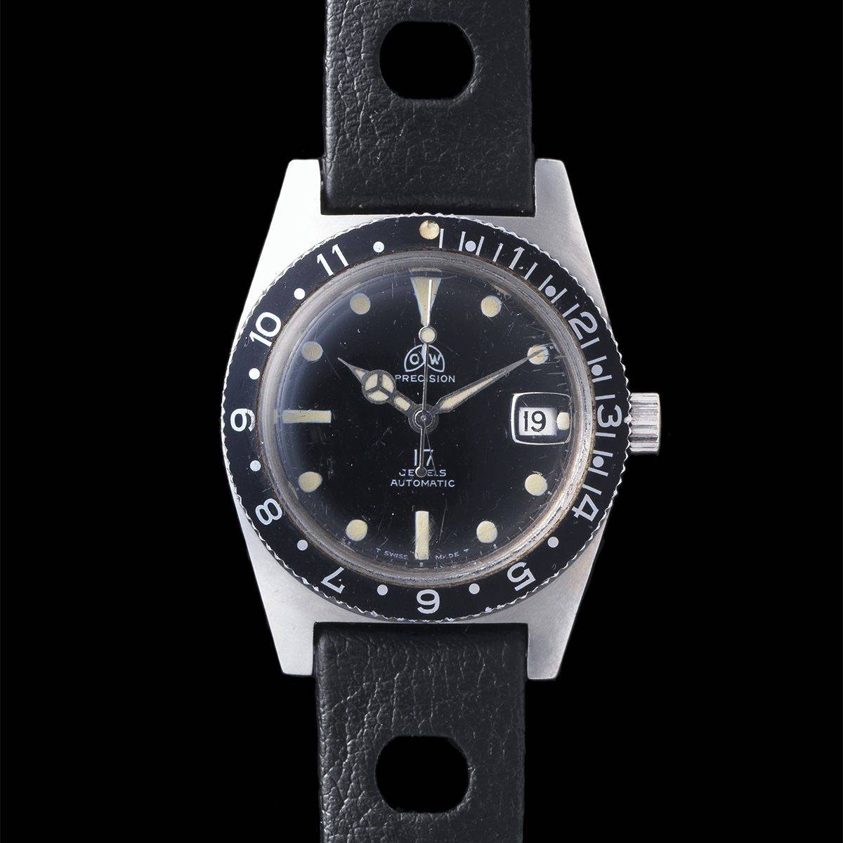 Ollech and Wajs Zurich 1956 OW vintage watch Swiss made Aqua Guard OW405 
