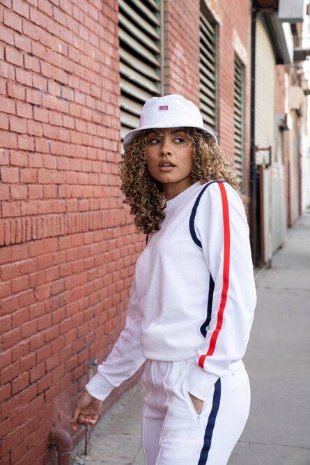 PUMA x TMC: THE HUSSLE WAY | LL Collection on female model