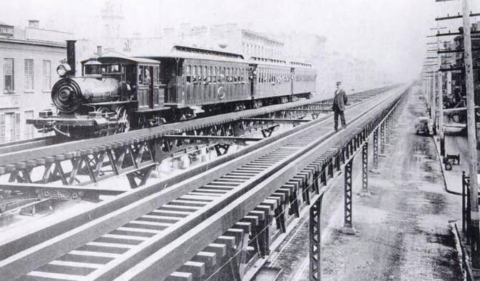 elevated train