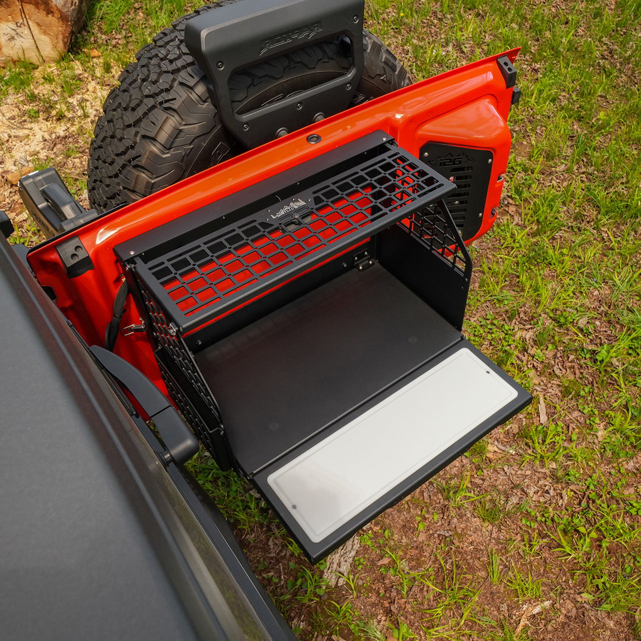 IAG Off-Road Cutting Board Extension for Multilevel Tailgate Table fits 2021+ Ford Bronco