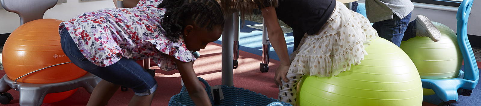 Active sitting in the classroom