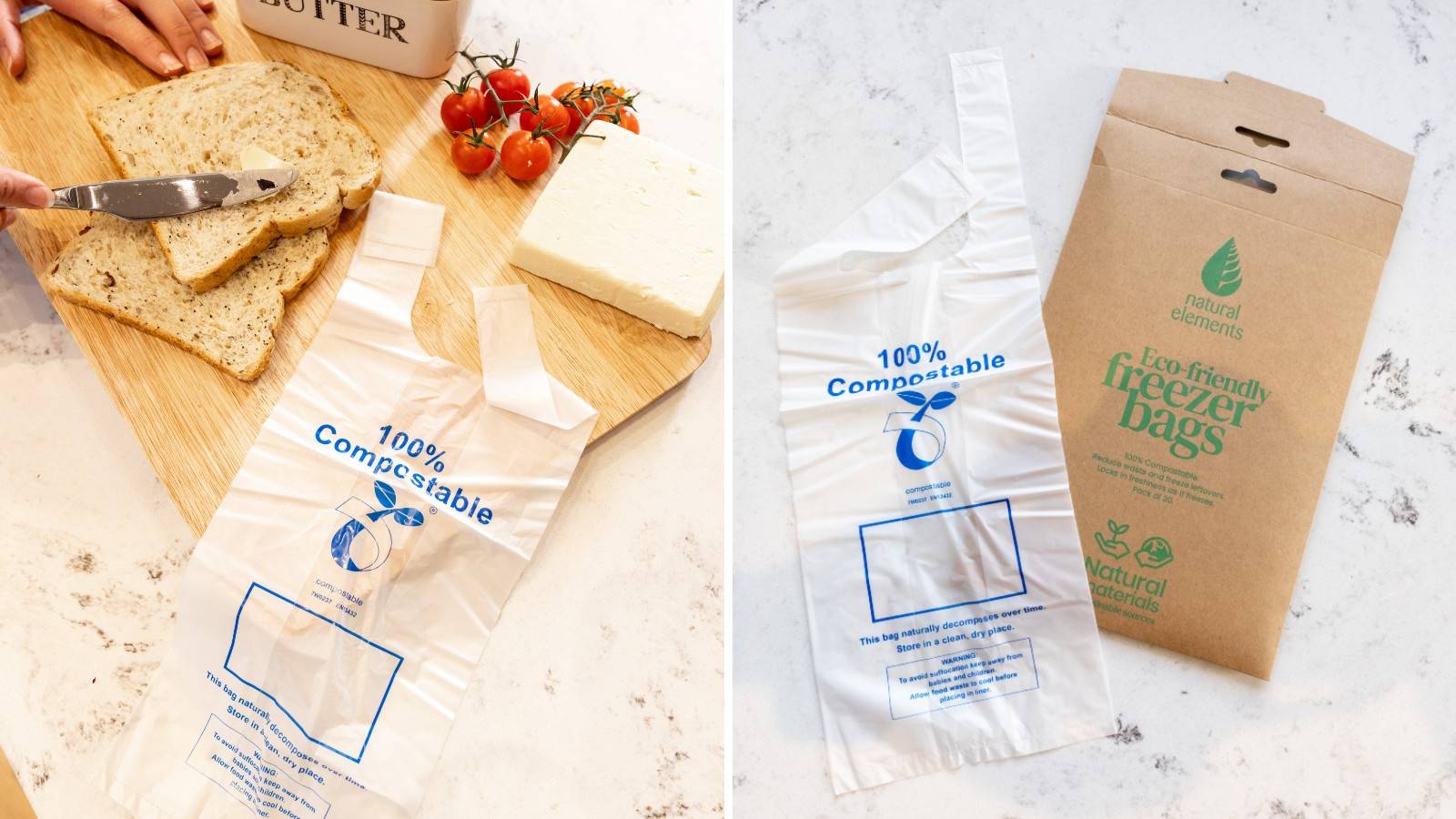 Natural Elements Eco-friendly Food & Freezer Bags