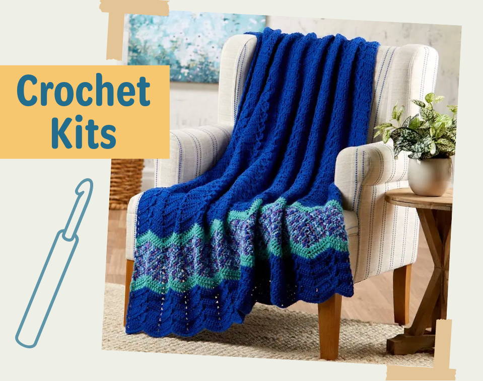 Herrschners Worsted Crochet Kits