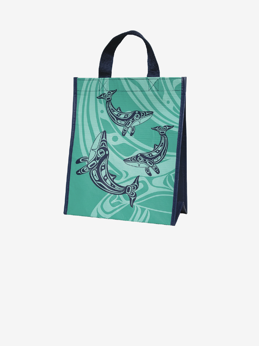Humpback Whale Small Eco Bag by Gordon White