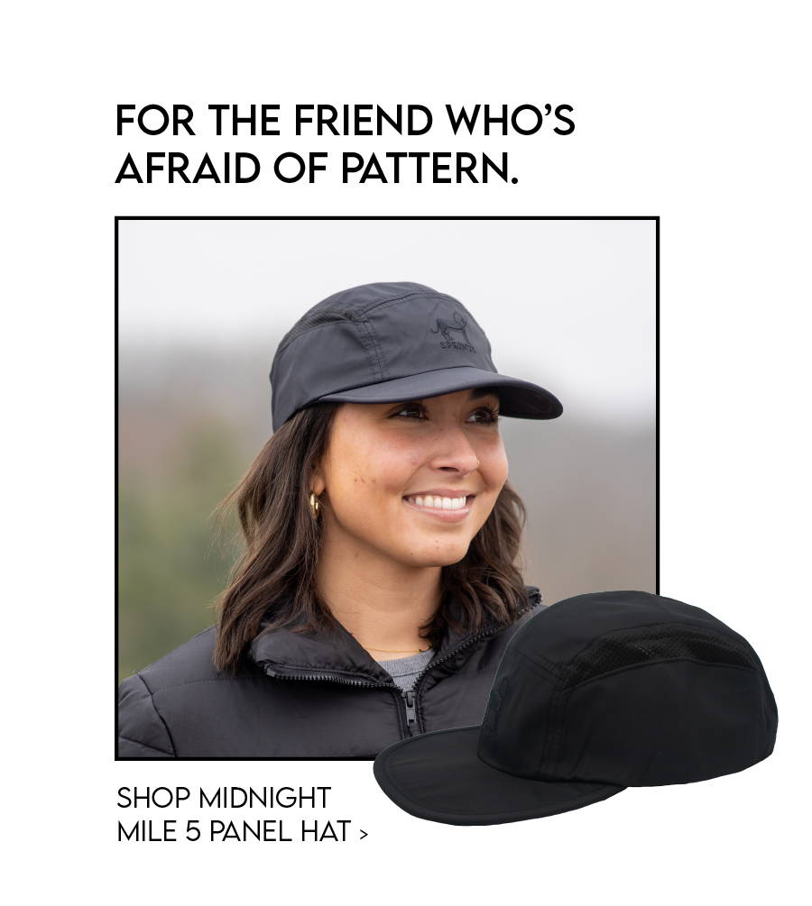 Woman wearing black hat 