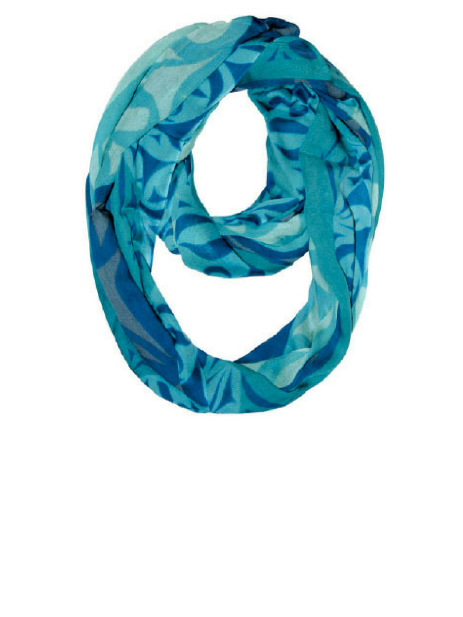 Eco Spirit Circle Scarf by Dylan Thomas, Coast Salish
