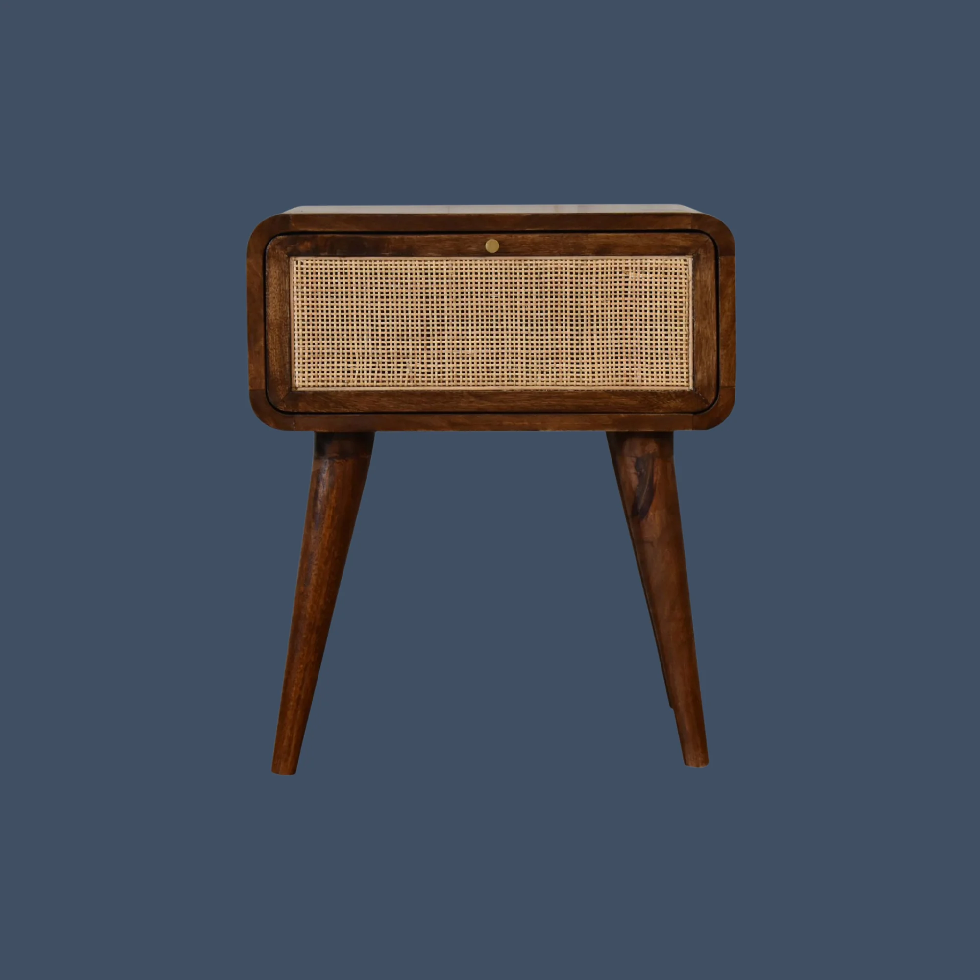 JAYA solid wood handmade bedside table | MalletandPlane.com