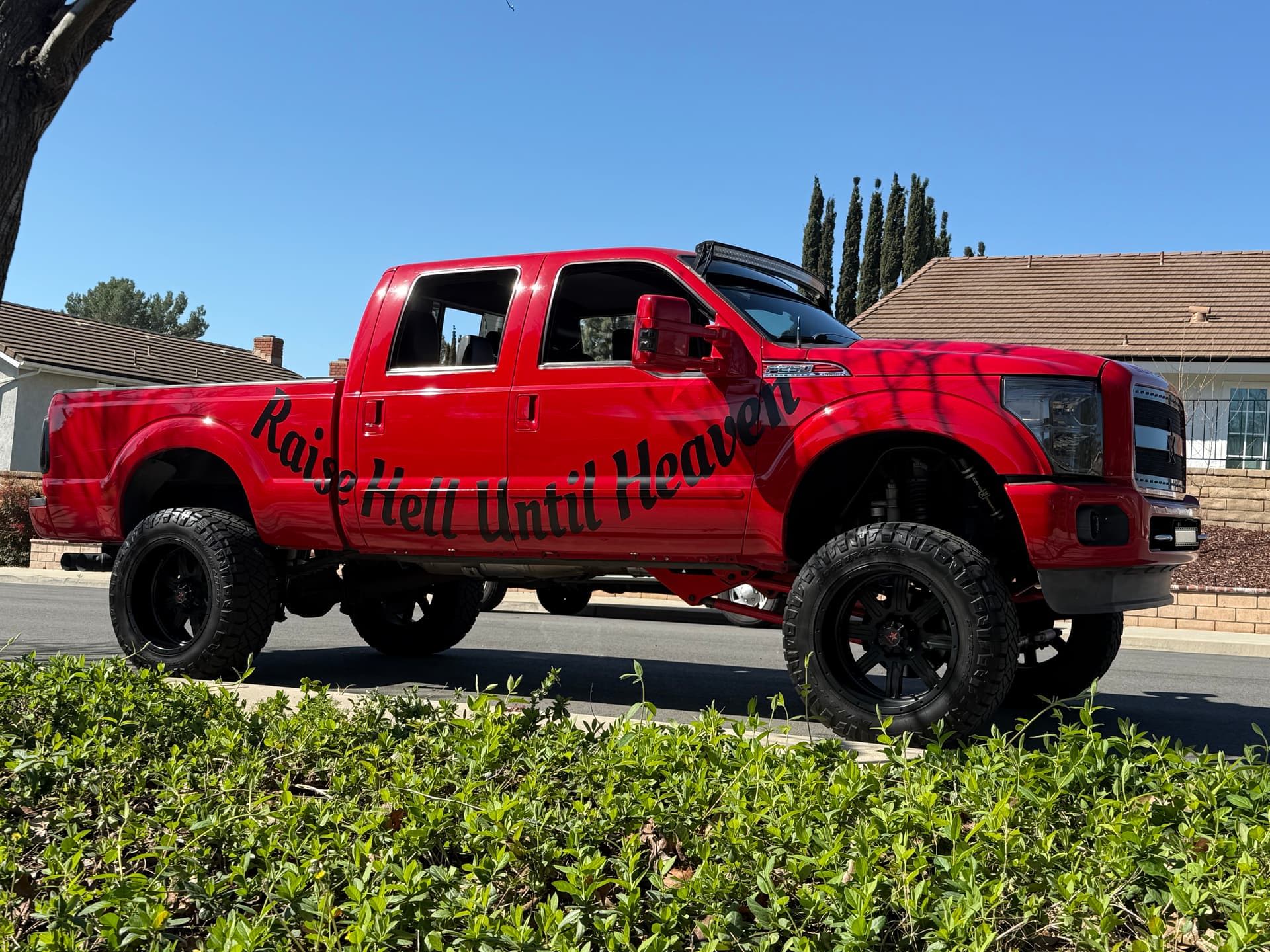 2012 Ford F250 Octohorn 544K install frame rail horns and underbody air