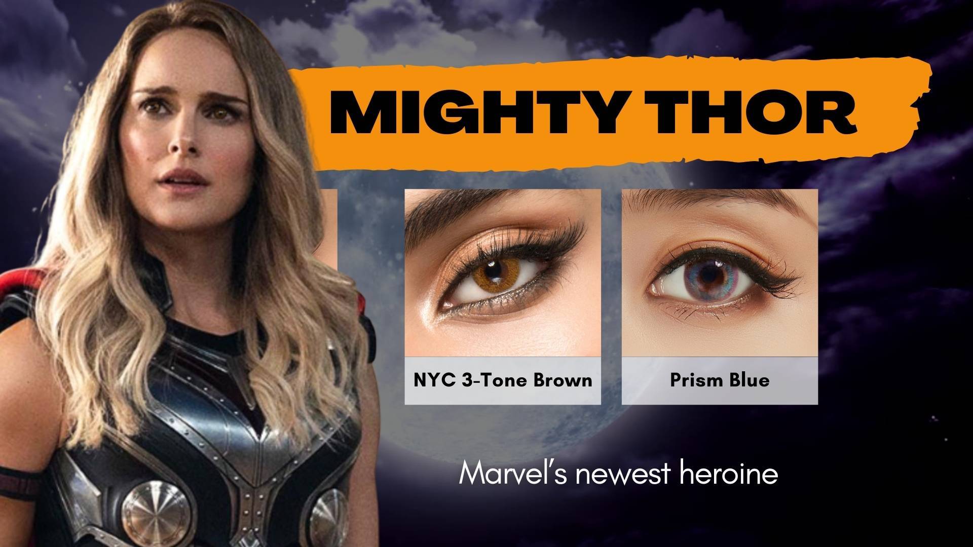 Mighty Thor Halloween Look Color Contact Lenses