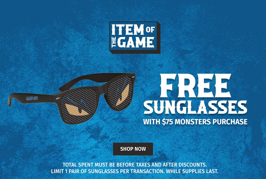 Get a FREE pair of Staredown Sunglasses with your $75 Monsters purchase, while supplies last! Added to qualifying carts automatically.