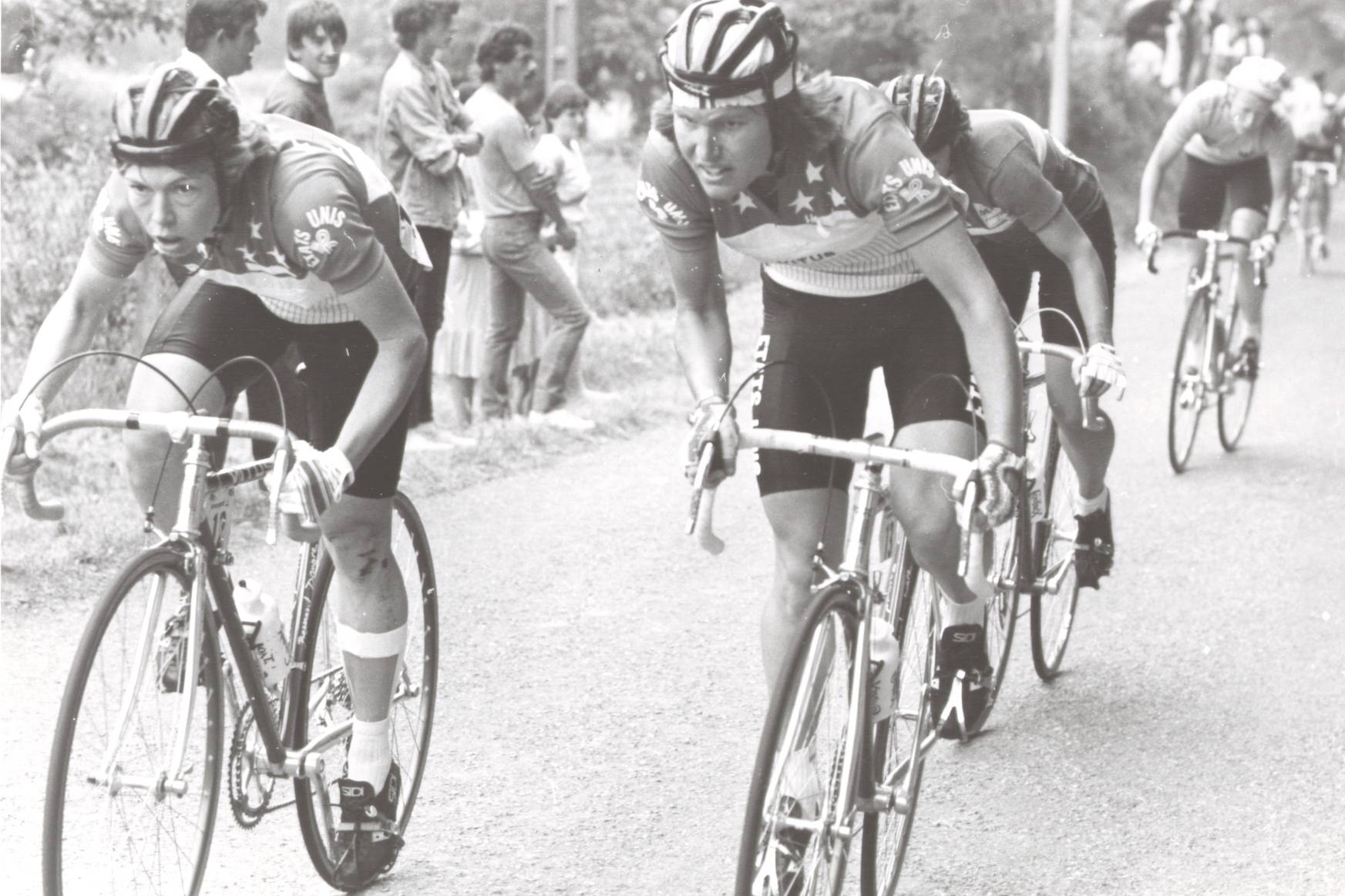 Marianne Martin sponsored by Vitus  Bikes at the 1984 Tour de France Feminin