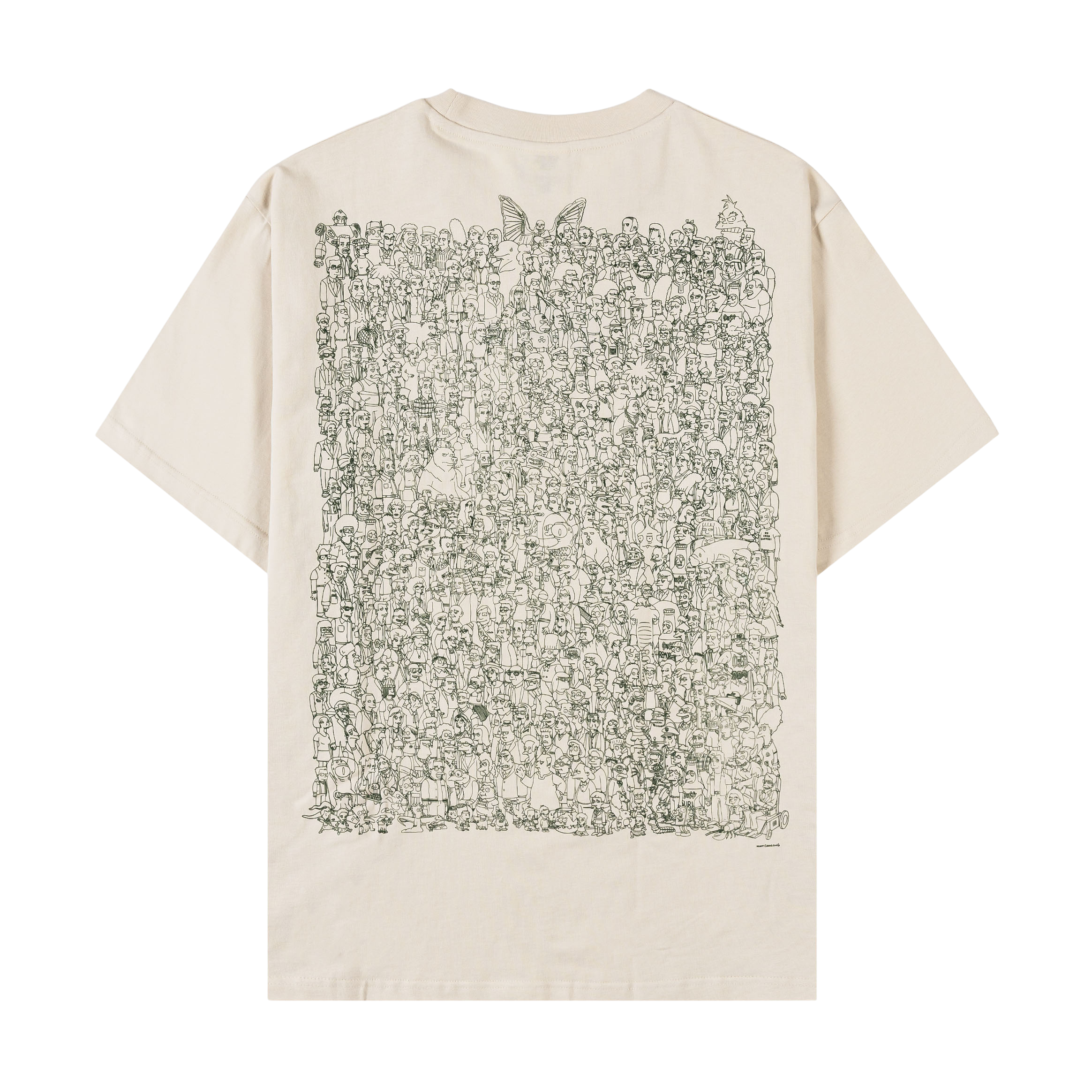 Beige t-shirt with 