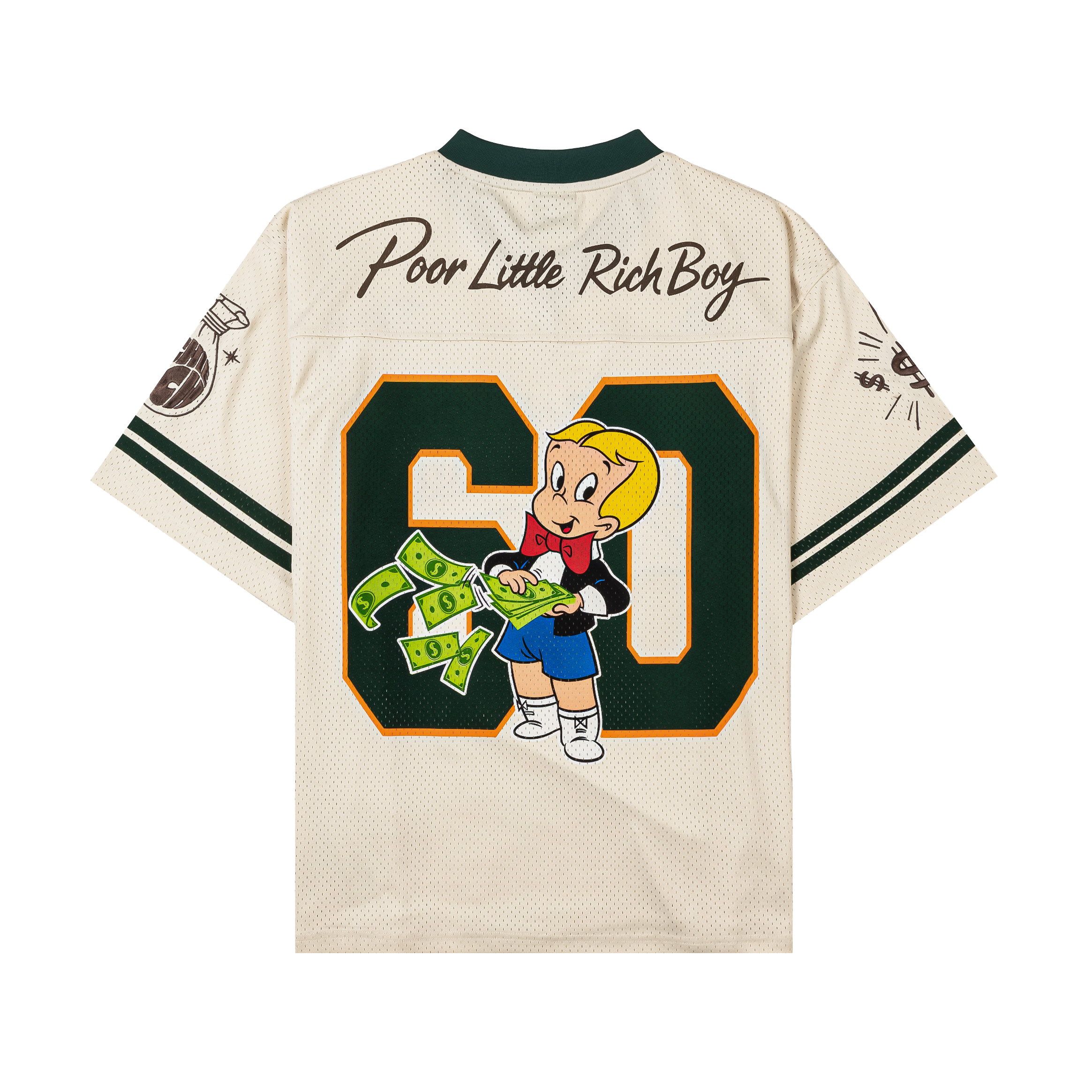 A cream jersey with 