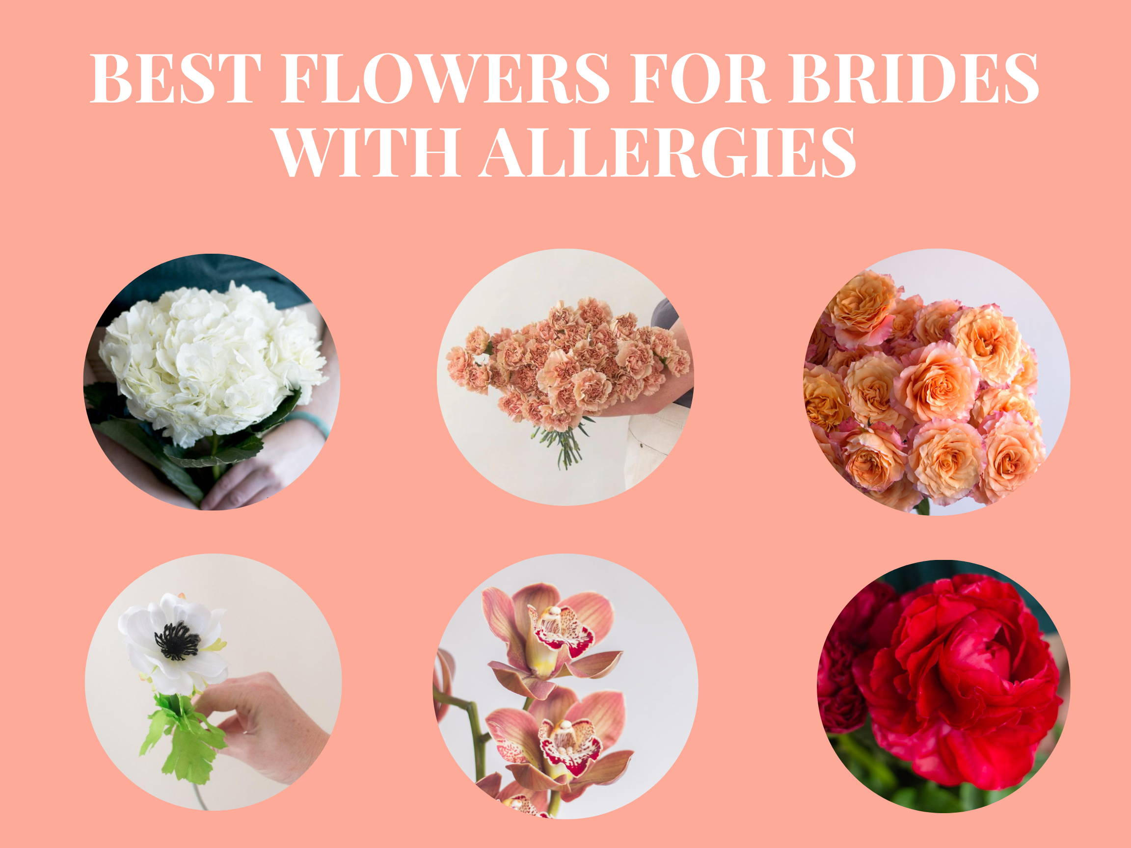 The best wedding flowers for allergy sufferers
