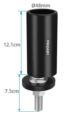  Proaim Stub Car/Vehicle Mount for Camera Rigging | For ø48mm Speed Rails 