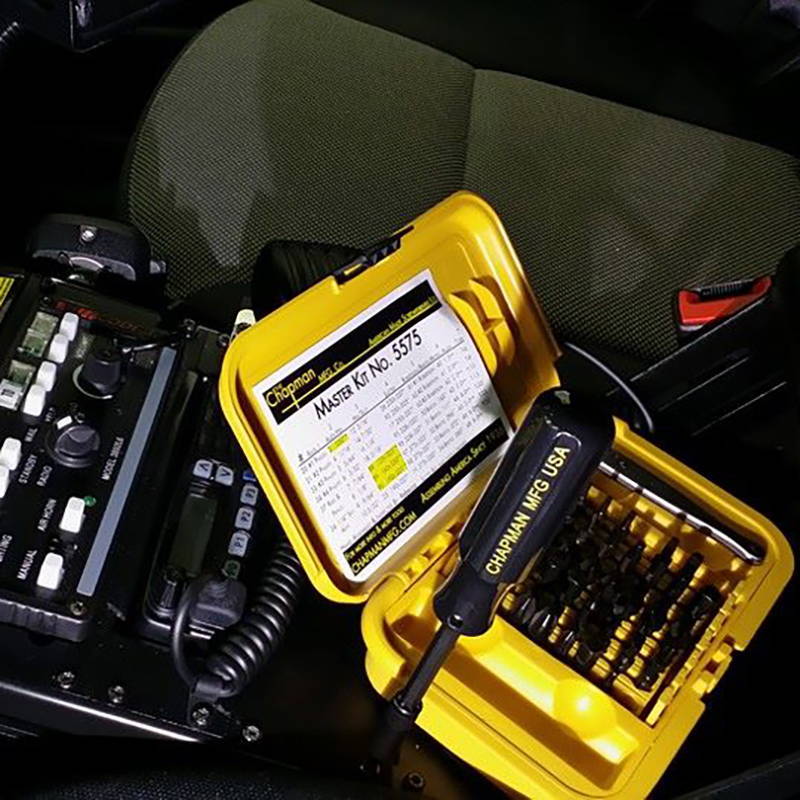 Chapman Master set installing radio equip. in a police car