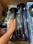 Dual black air horn trumpets solenoid universal wiring kit unboxing Jim's 1980 Pontiac Trans Am HornBlasters 2-Chime 3-Liter air horn kit gallery photo 3