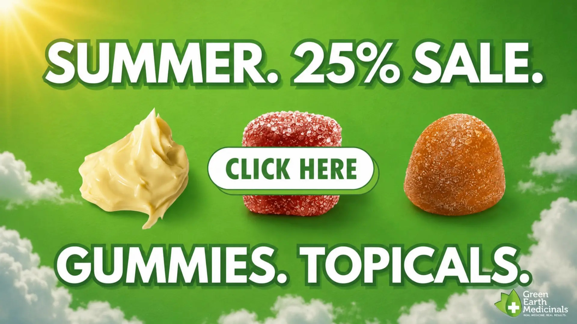 Green Earth Medicinals 25% off sale