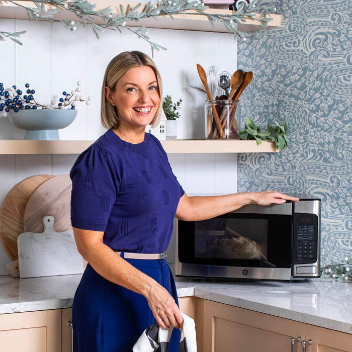 Chef Damaris Phillips with GE Microwave