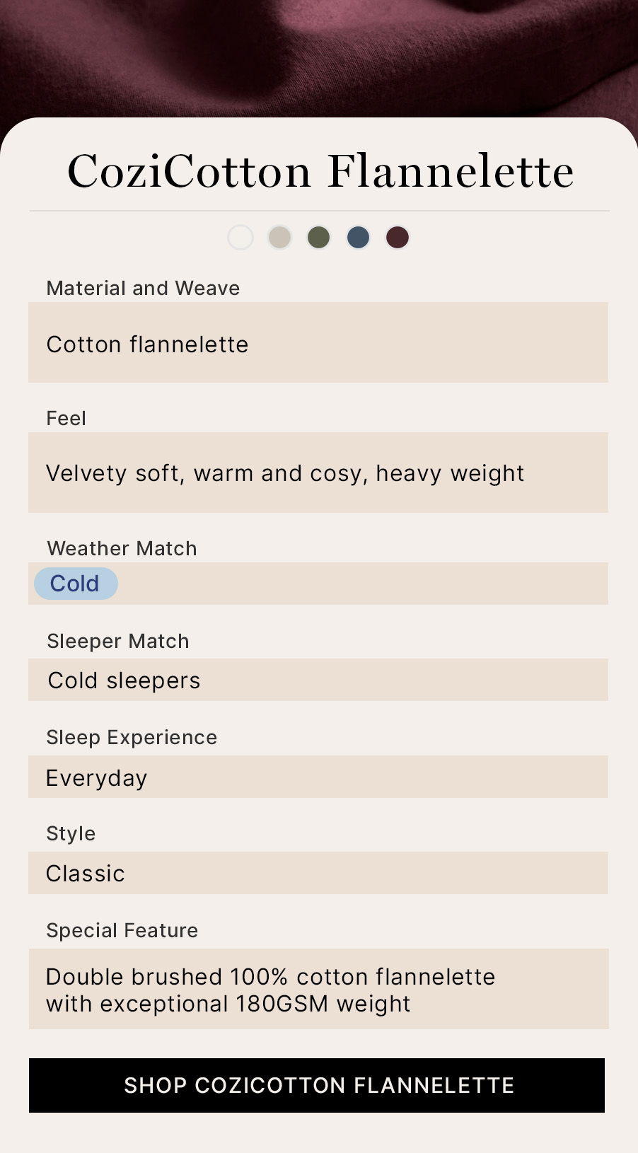 CoziCotton Flannelette