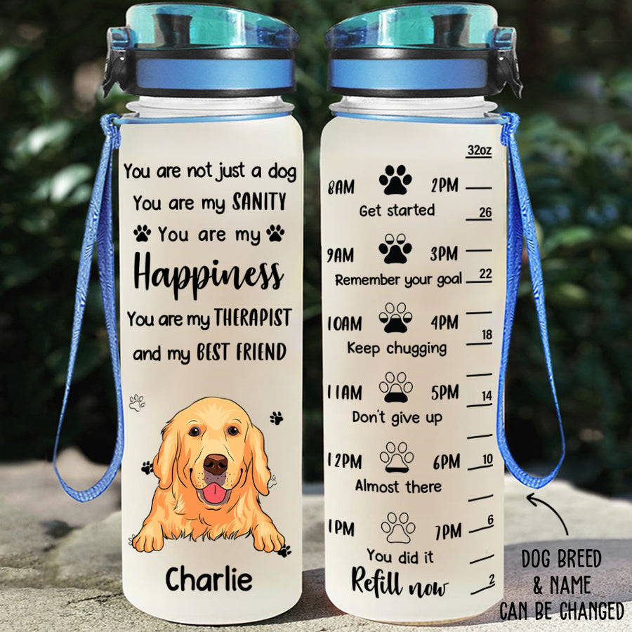 personalized water tracker bottle