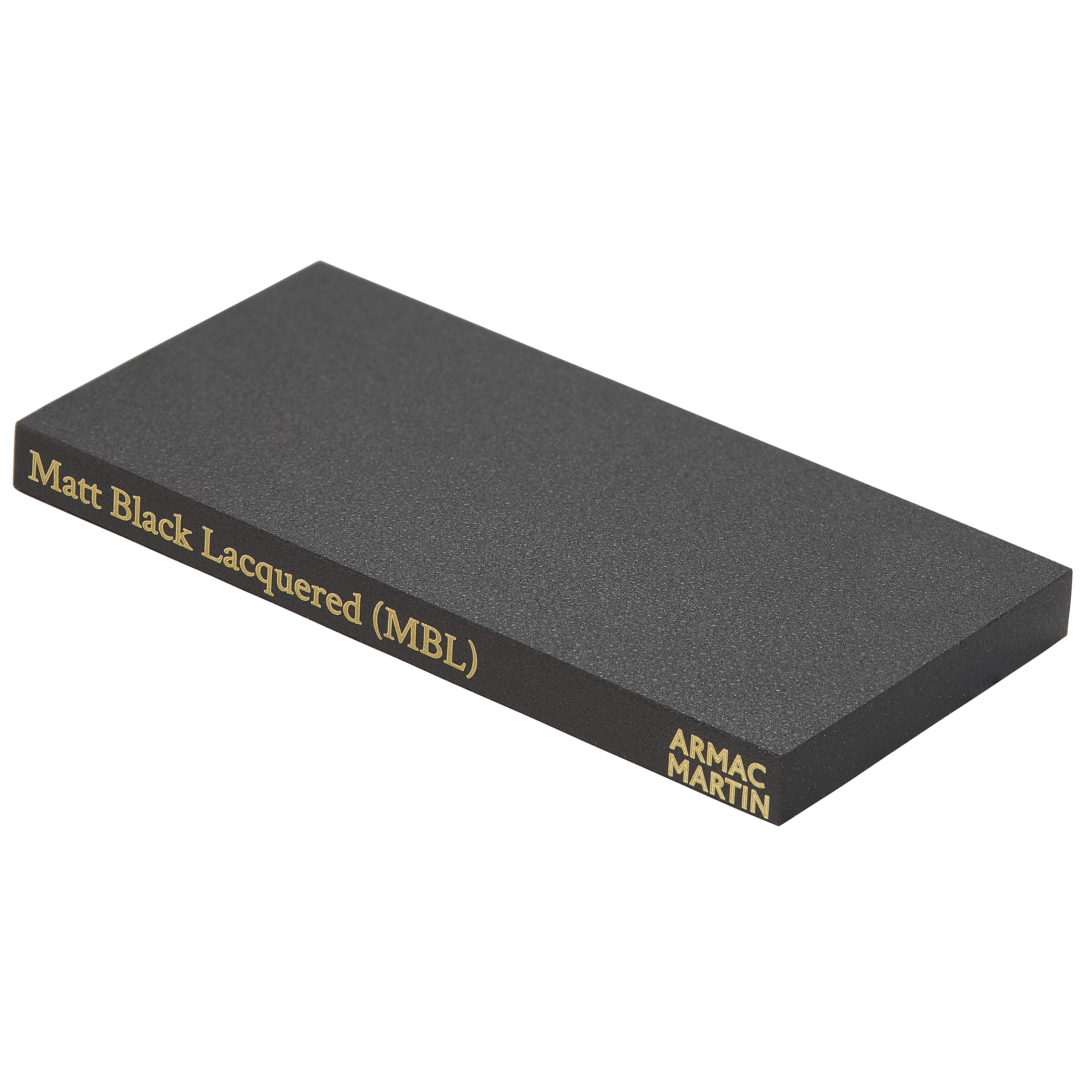 Matt Black Lacquered Finish Chip