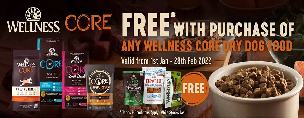 Wellness Core Dog Food Promotion with Free Gift