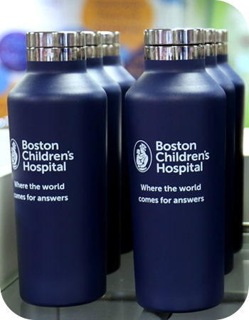 Boston Children's Hospital logoed tumblers