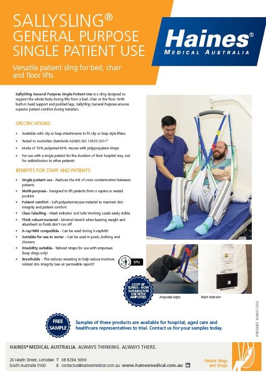 Haines Patient Slings & Straps Catalogue