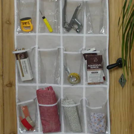 Over-the-Door Organizer for Sewing Tools