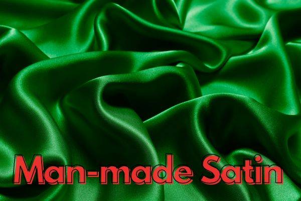 man made satin fabric