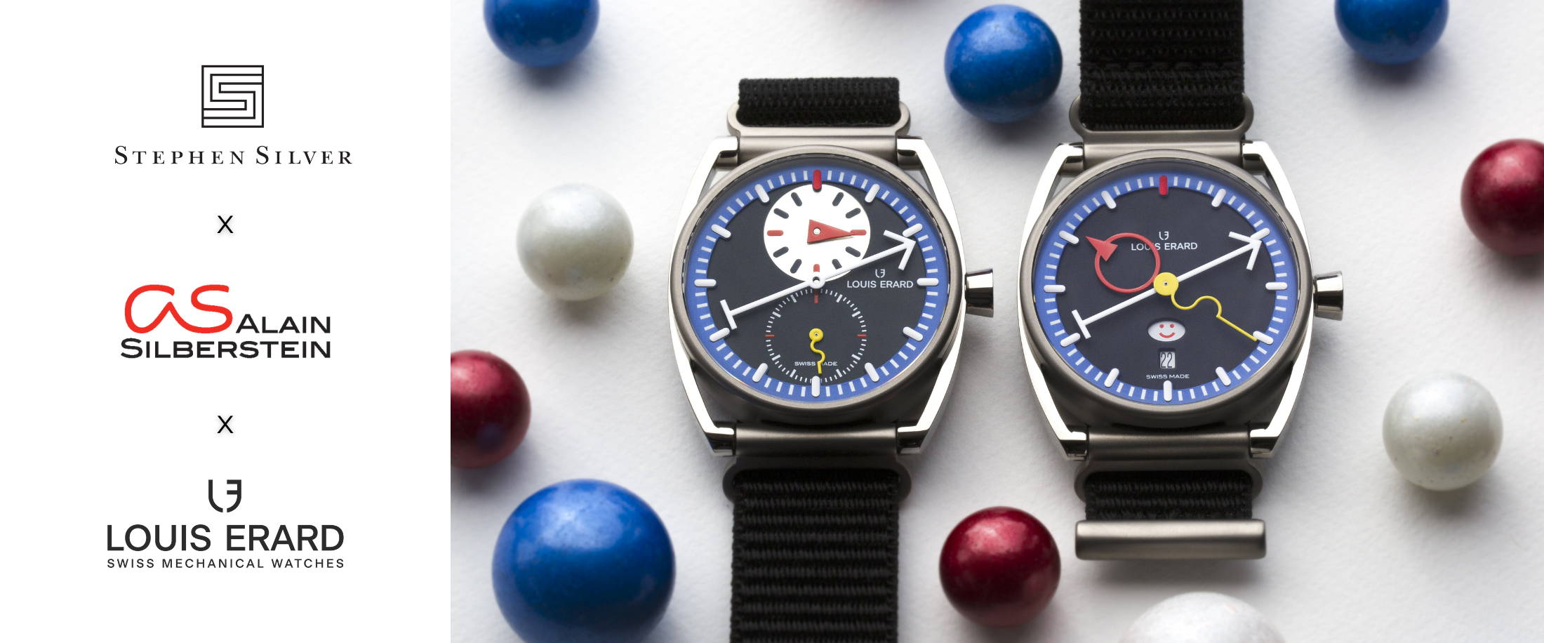 Hands-On Debut: Louis Erard x Alain Silberstein for Stephen Silver Watches  and Diptych Watch Sets