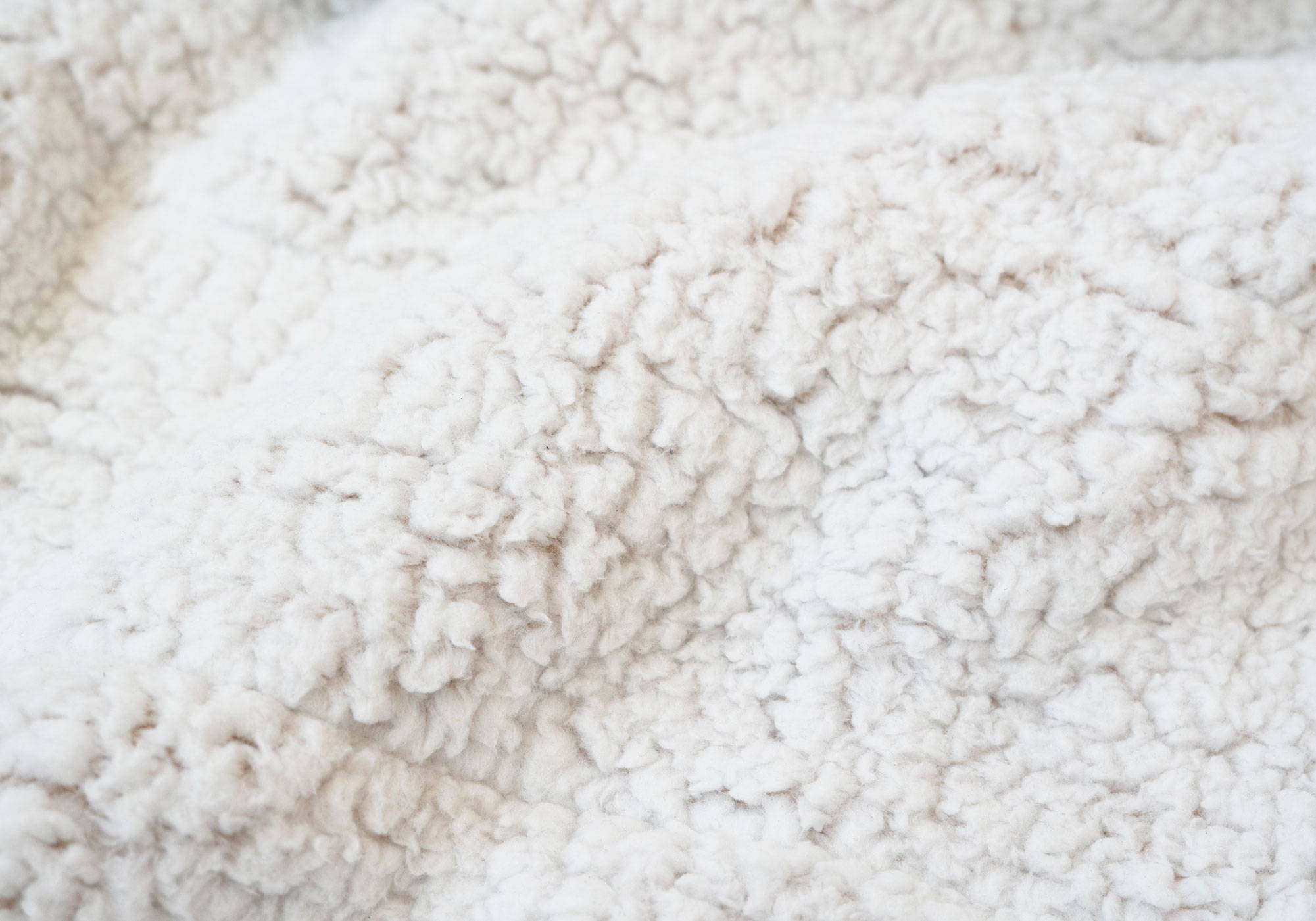 Sherpa fleece close up