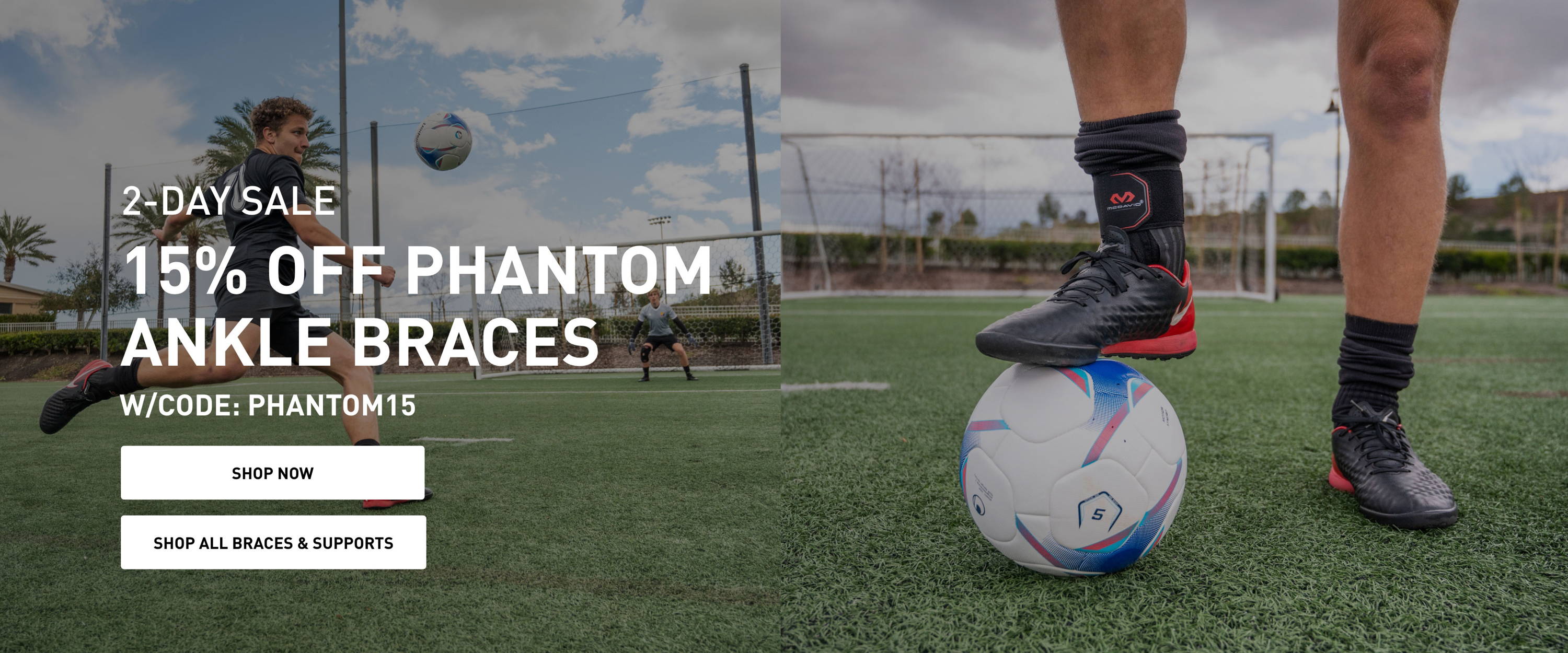 15 Percent off Phantom Ankle Braces  with Code: PHANTOM15 - Shop Now