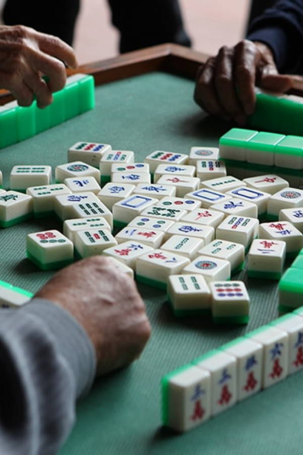 People playing mahjong