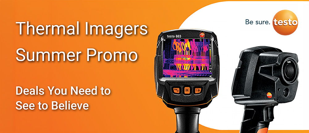 Save up to $1,000 on Testo thermal cameras!