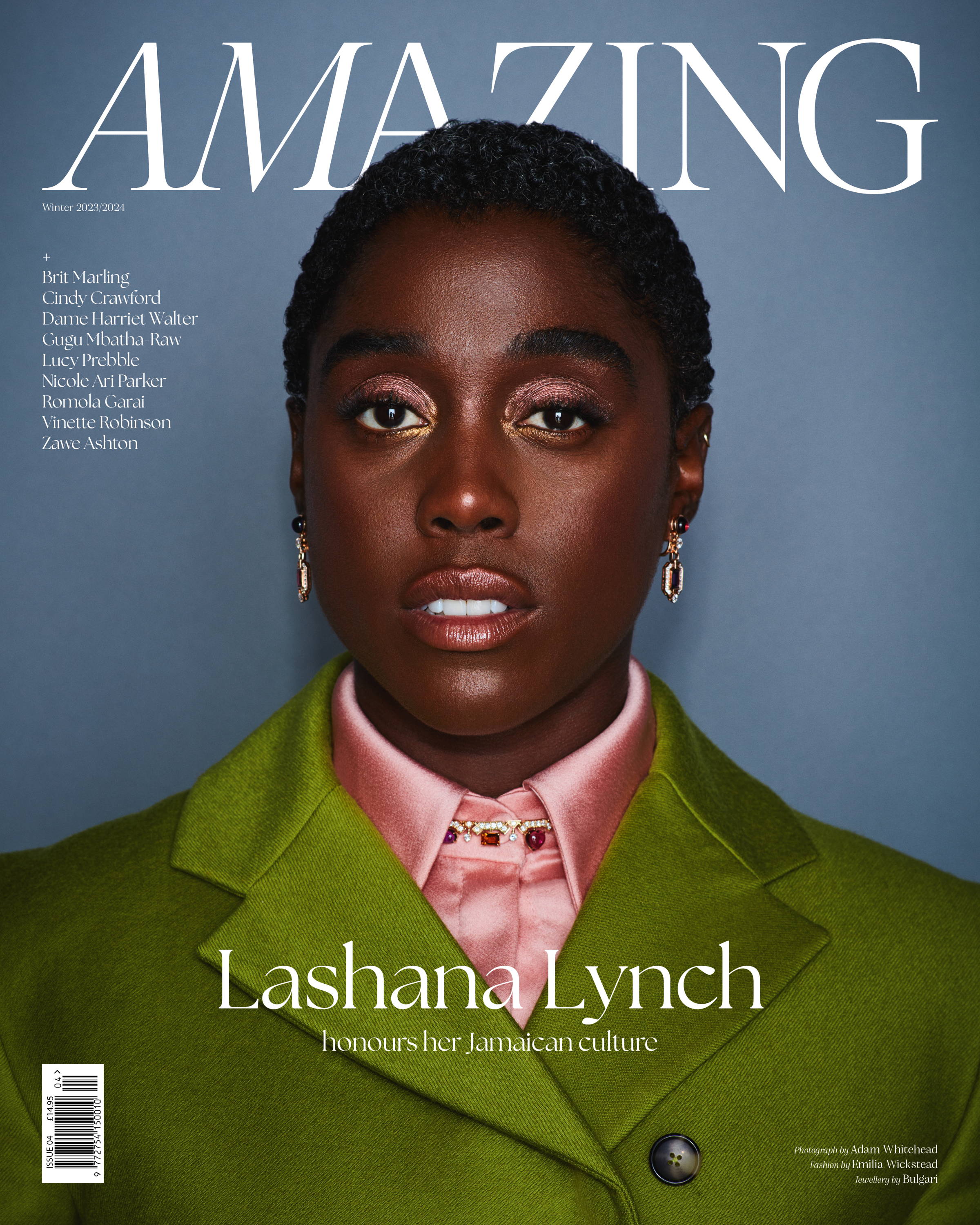Lashana Lynch covers AMAZING magazine issue 4 by Adam Whitehead
