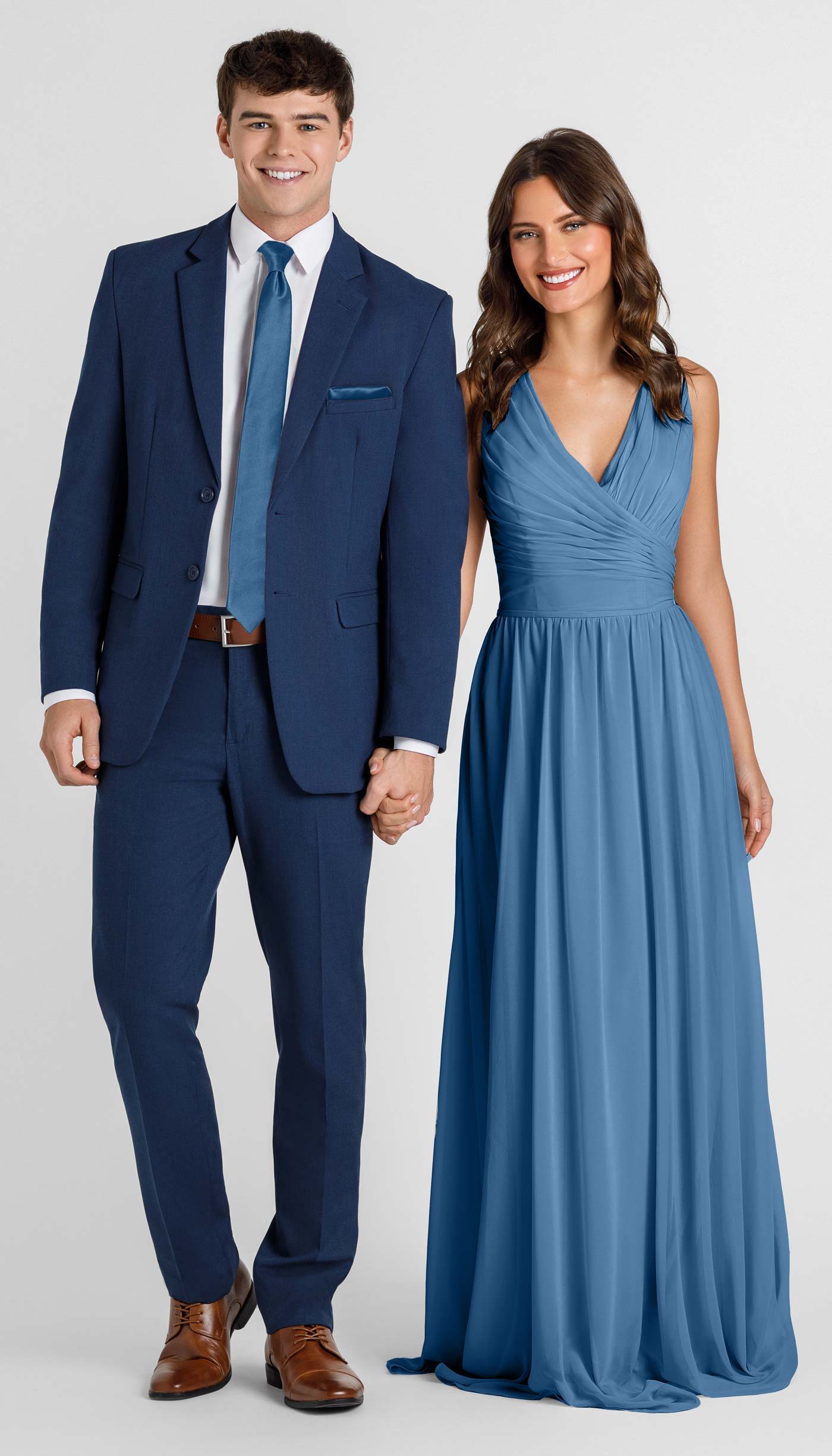Kennedy Blue Navy Suit With Electric Blue