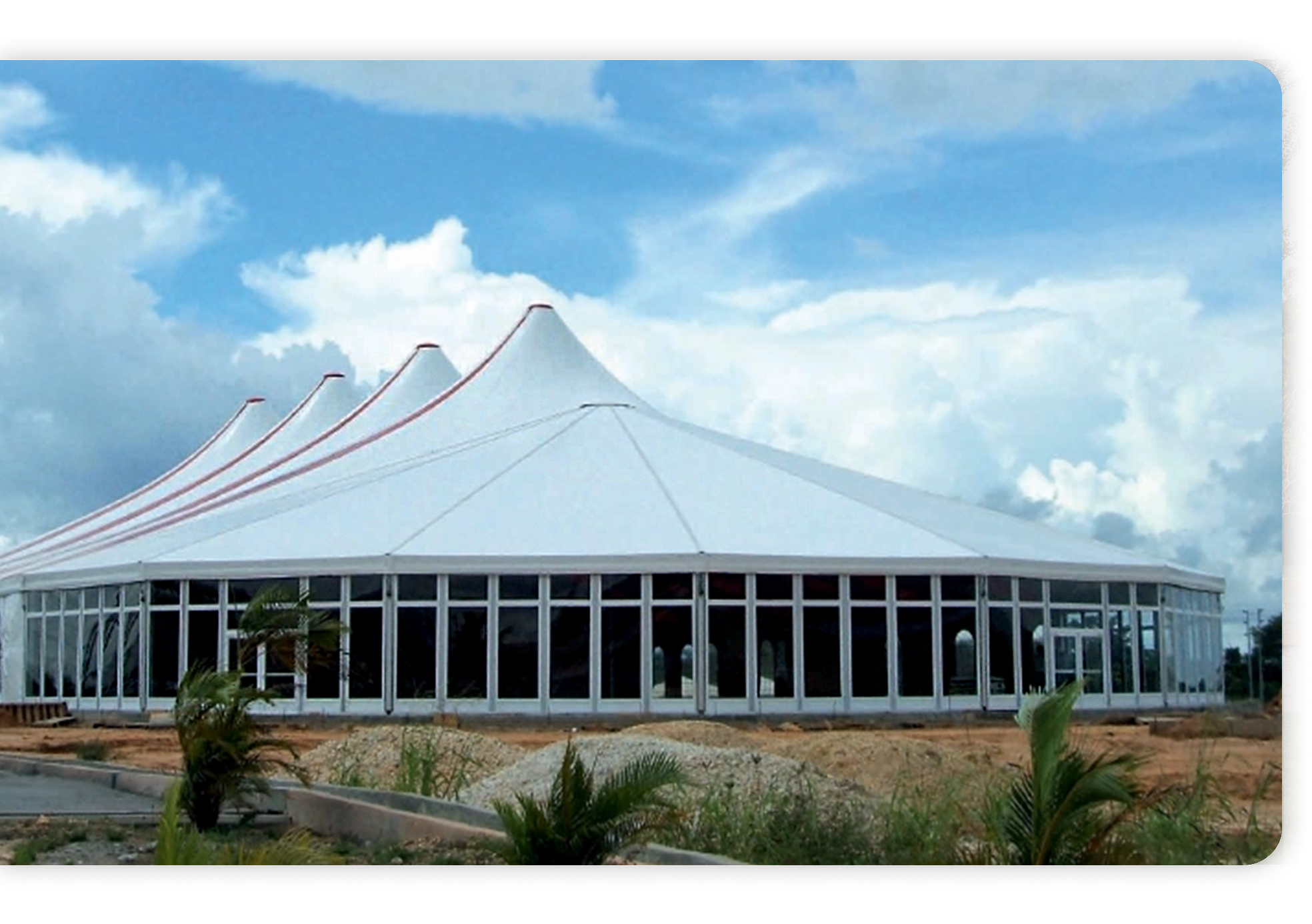 PROspan GZ Series Large Marquee with windows
