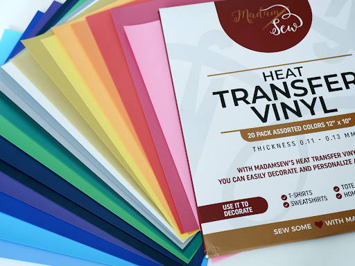 colorful HTV heat transfer vinyl