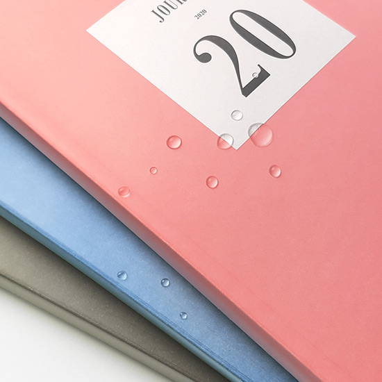 clear PVC cover - O-CHECK 2020 Simple and basic A5 dated weekly planner