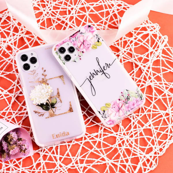 Pink watercolor vintage flowers pattern iphone 11 case Pink watercolor vintage flowers pattern iphone 11 case