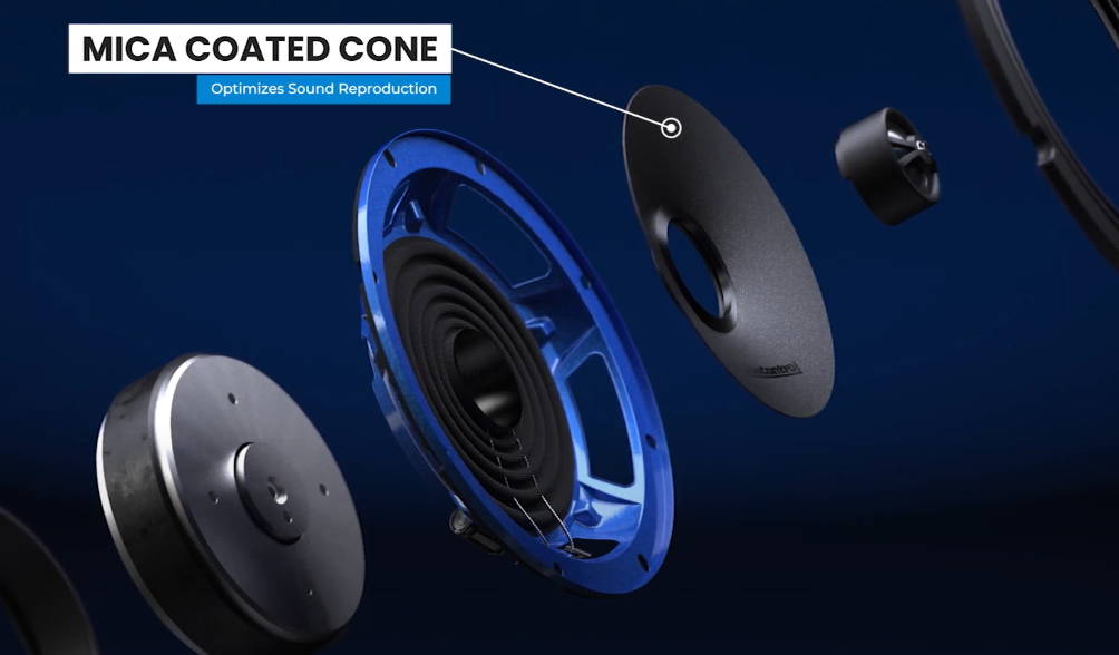 mica coated cone speakers