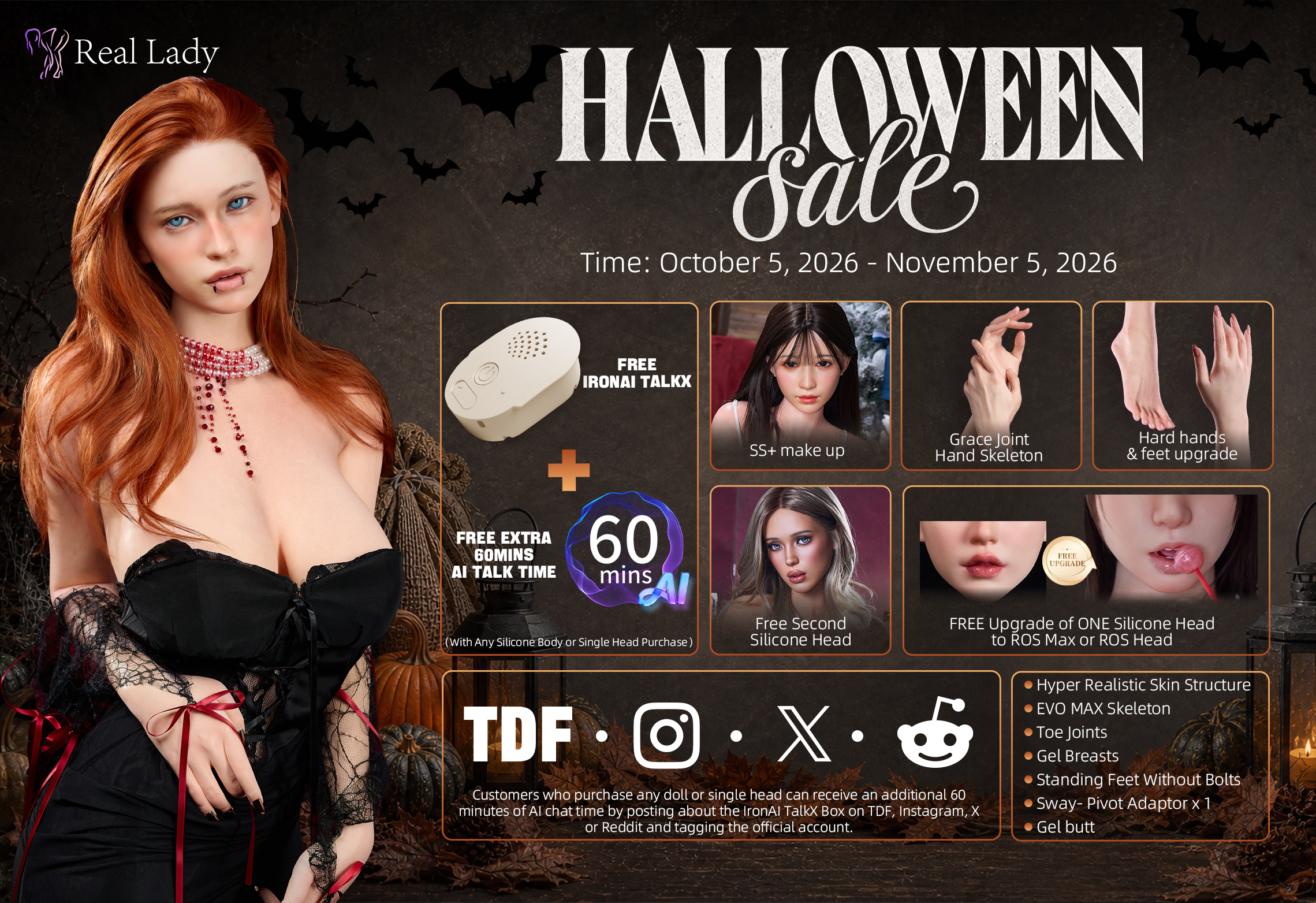 Real Lady SRSD Silicone October Promotion