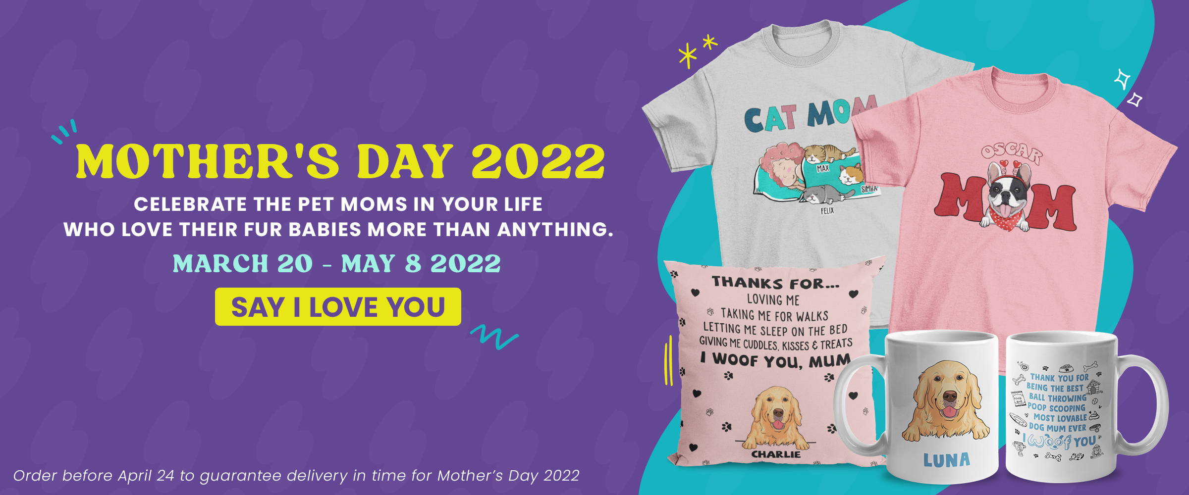 MOTHER'S DAY GIFTS FOR PET MOMS