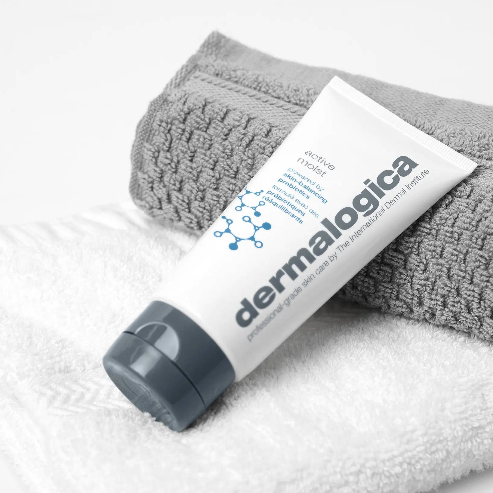 Dermalogica Active Moist Product on Towel