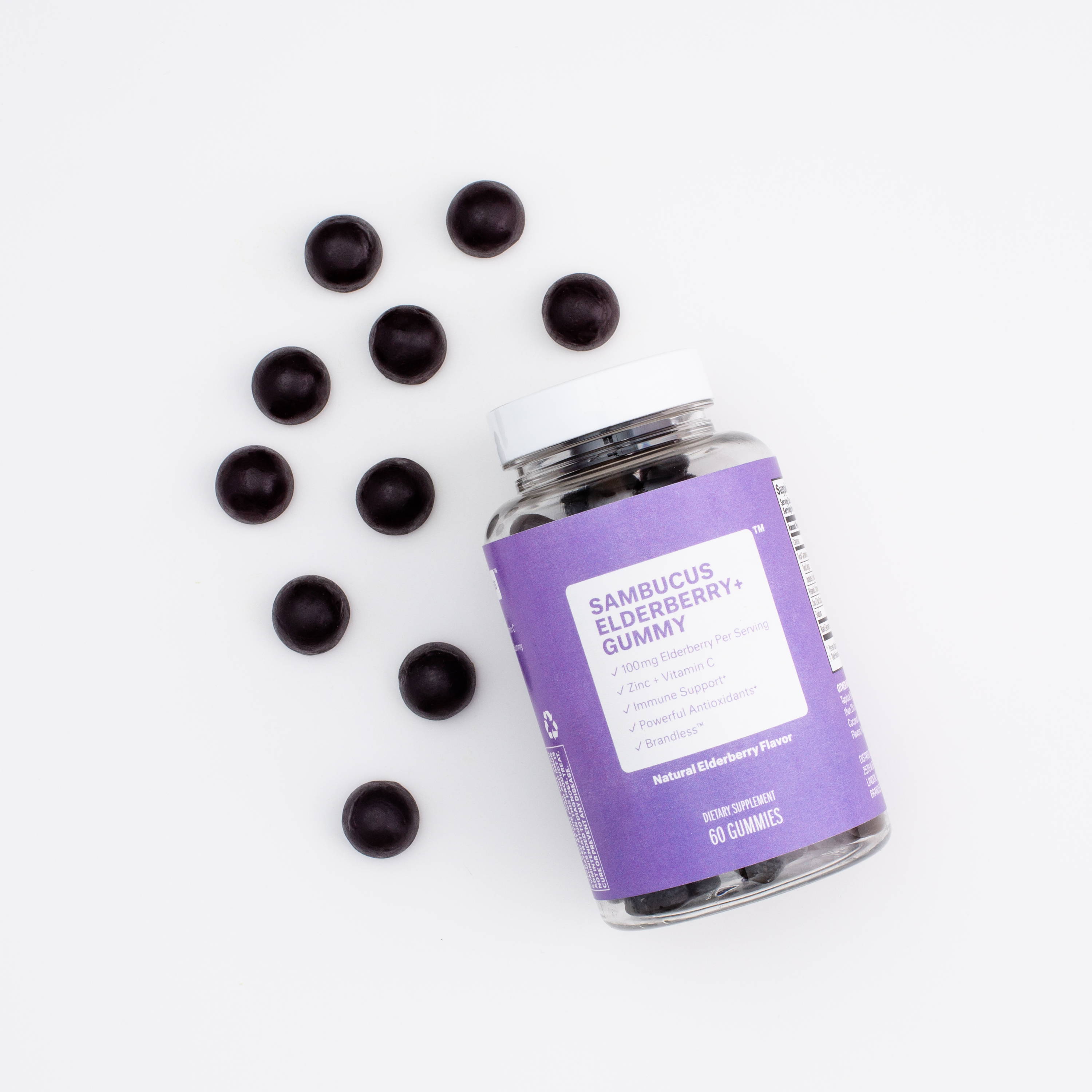 product image: sambucus elderberry gummy bottle