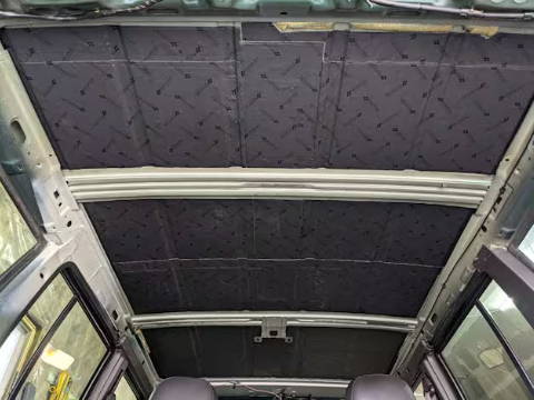 Jeep Cherokee XJ Roof Soundproofing
